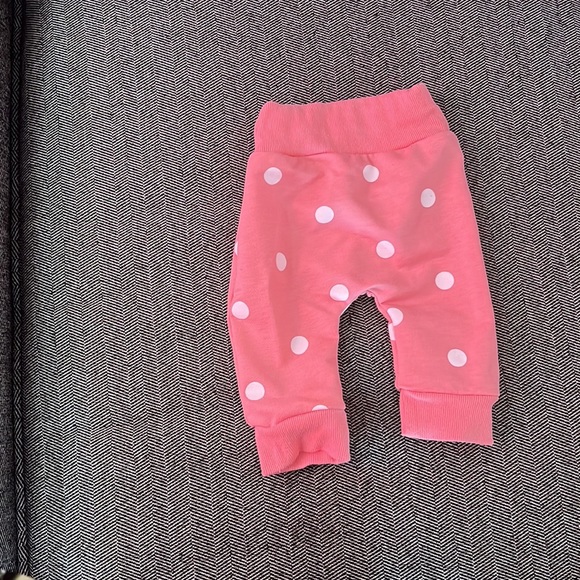 Fashion Network Pink and White Polkadot Sweat suit. - Picture 3 of 3